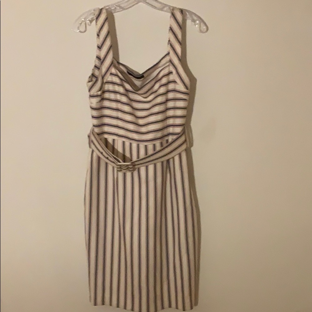 Red white and blue Zara dress